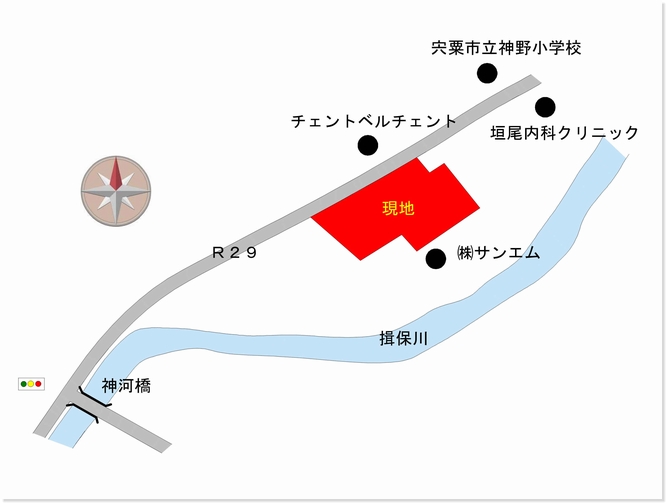 田井分譲地図